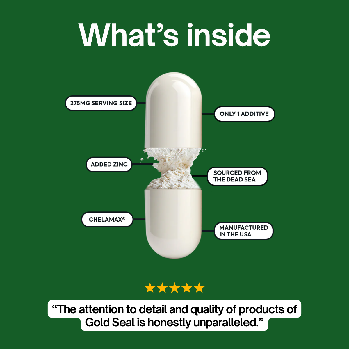 Pure Magnesium Glycinate (2-Pack)